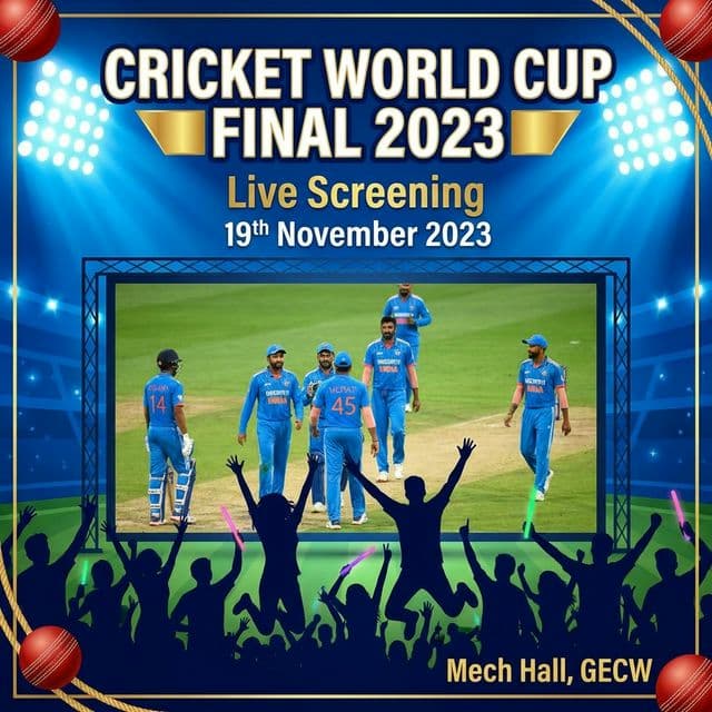 Cricket World Cup Final Screening