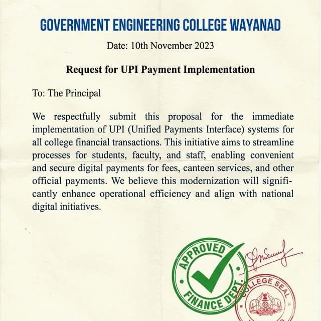 UPI Payment Initiative